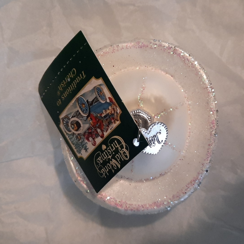 Navy Cap Iconic White Sailor Hat Dixie Cup Old World Christmas Glass Ornament - Picture 3 of 5